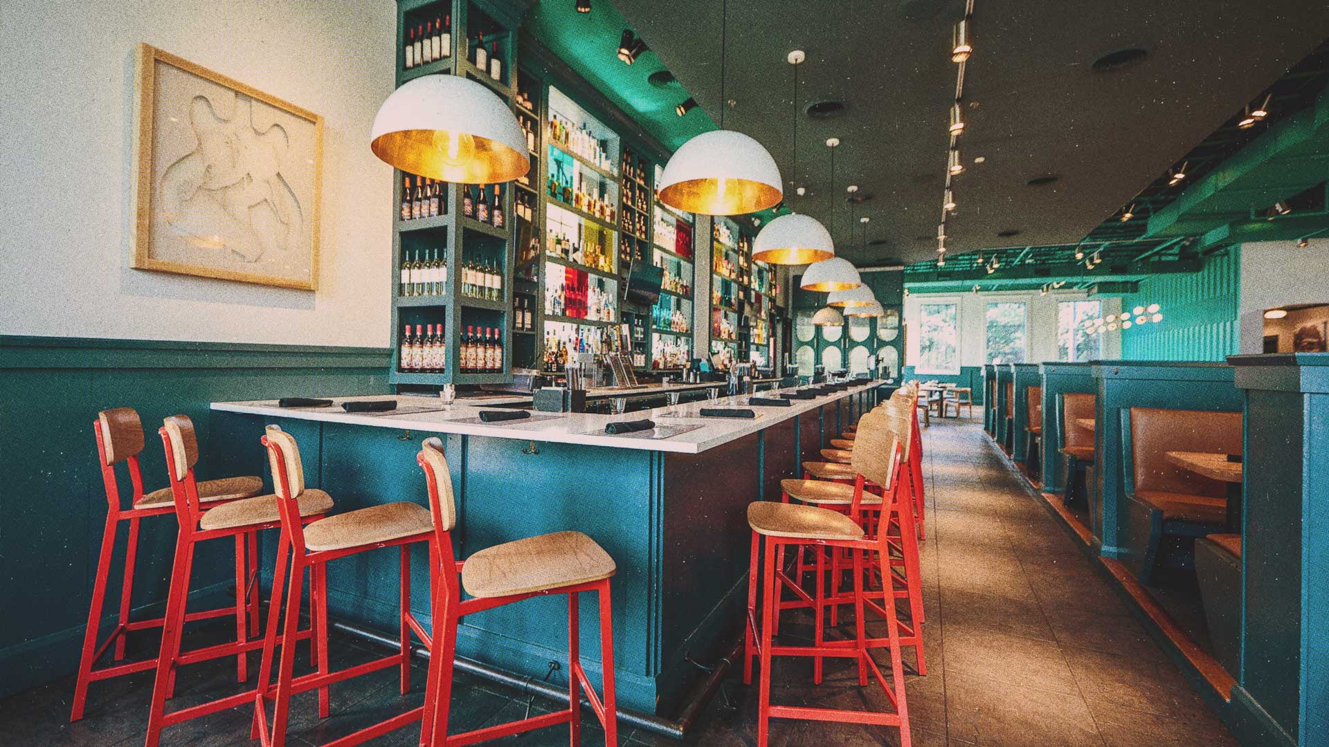 The Grill bar interior