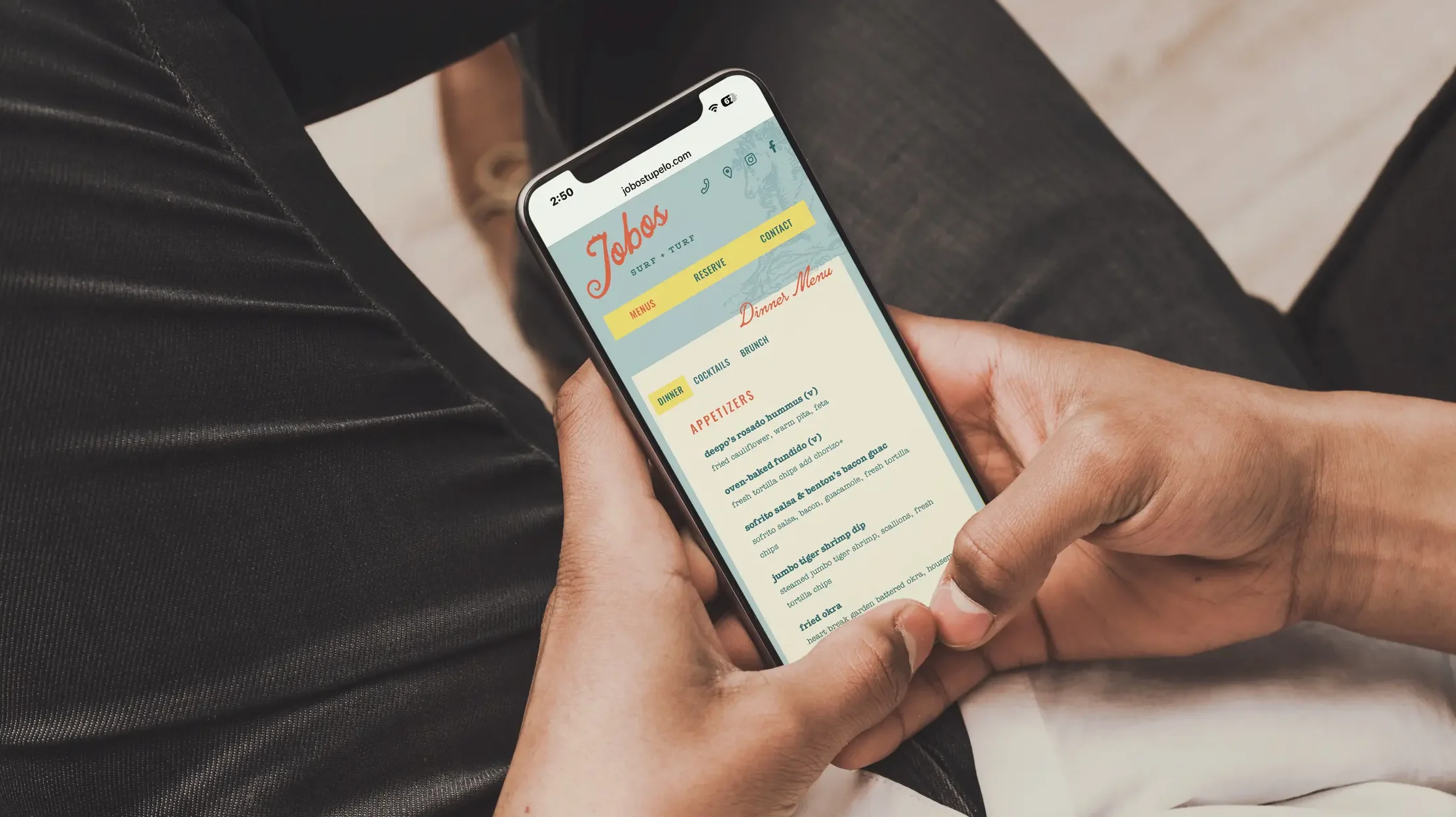 Jobos mobile website